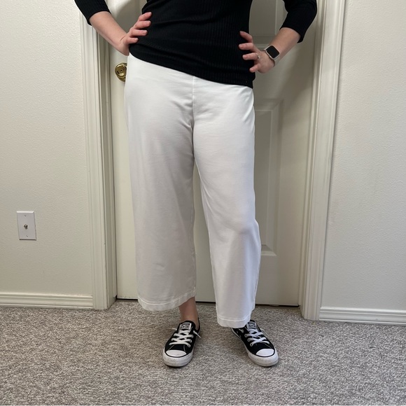 J. Jill Pants - J.Jill Pure Jill White Modal and Pima Cotton Lounge Pants size Large